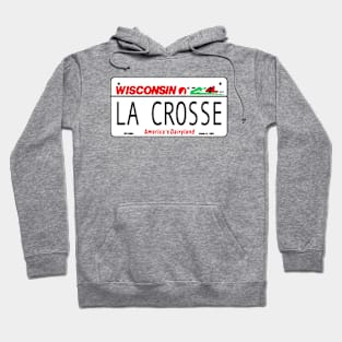 La Crosse WI License Plate Design Hoodie